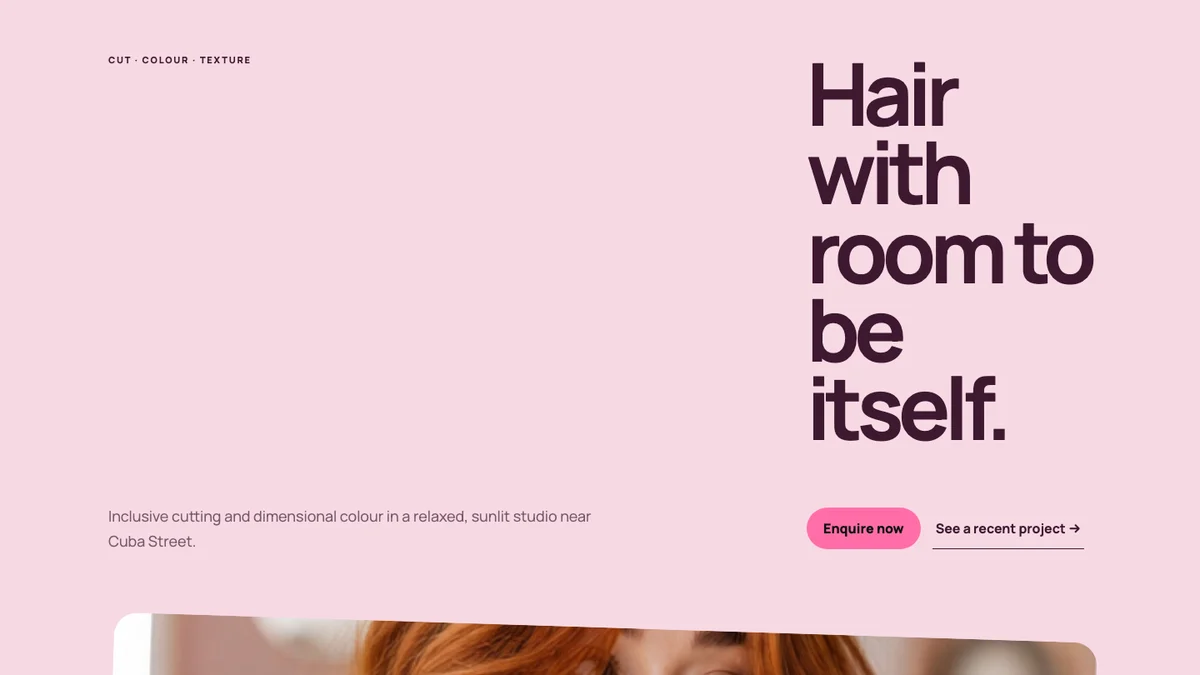 Mallow Hair House官网案例首页