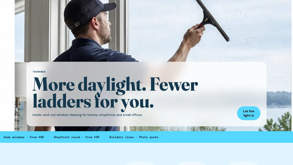 Clearpane Window Care官网案例首页
