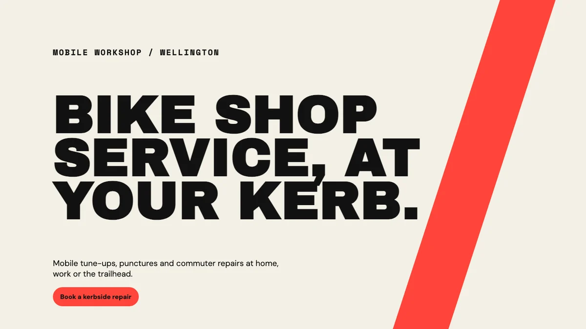 RollRight Mobile Bike Repair官网案例首页