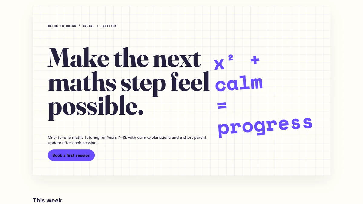 Brightmark Maths Tutor官网案例首页